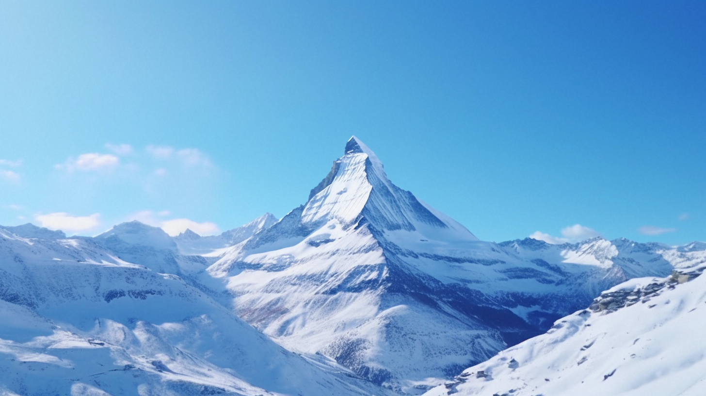 花瓣素材_山峰雪山山脉自然风景_192996525.png